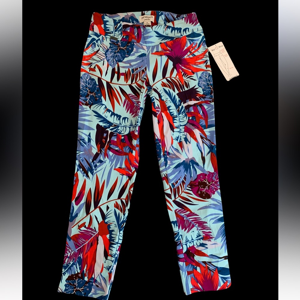Peck & Peck Petite Floral Print Pants 💐